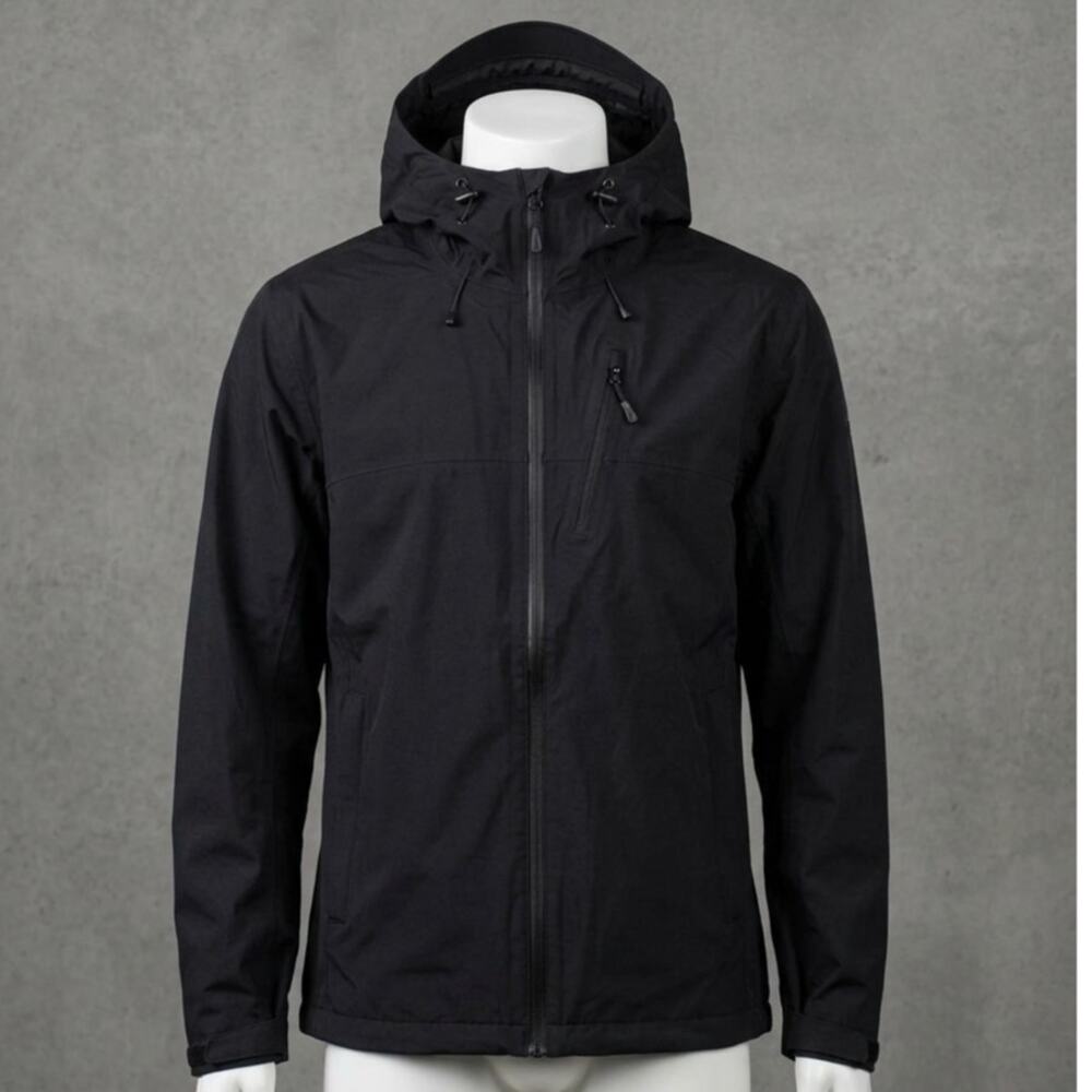 The North Face Women's Alta Vista Rain Jacket Black Waterproof DryVent Hooded M